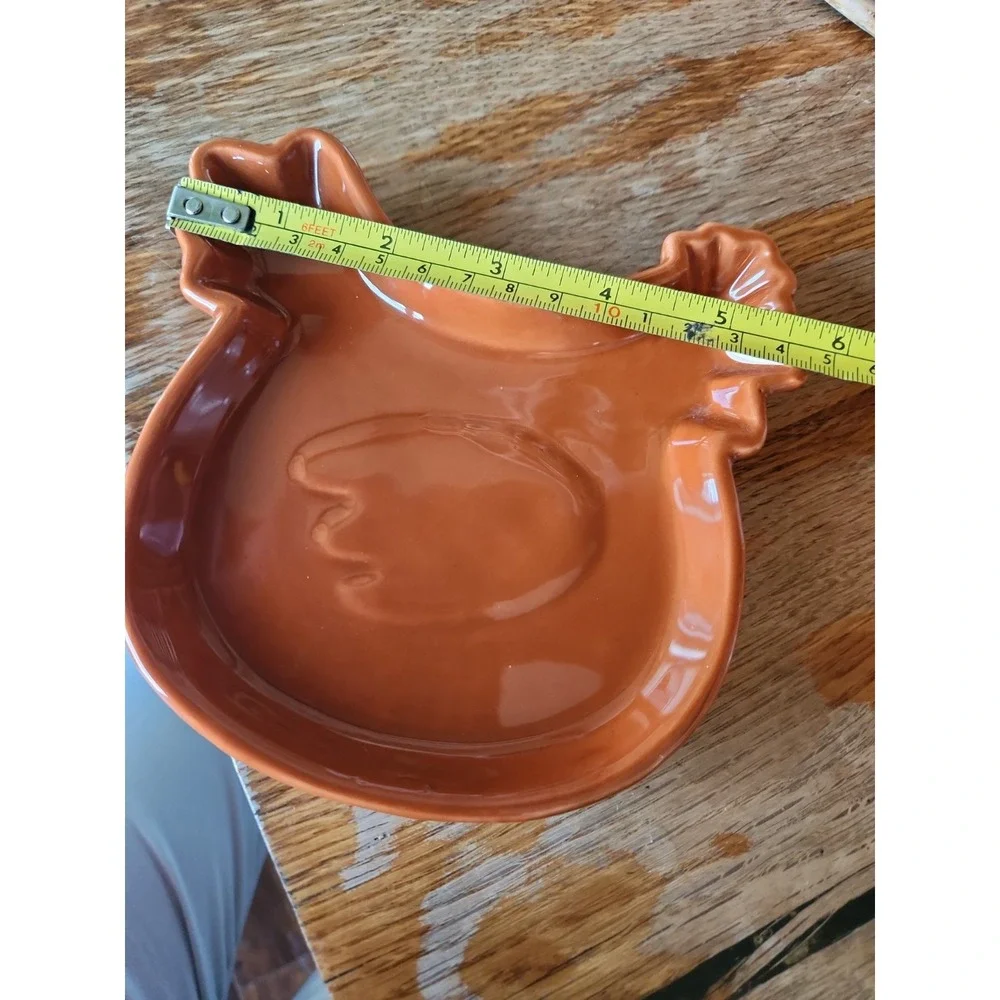 Chicken Red Hen Spoon Rest new Ceramic